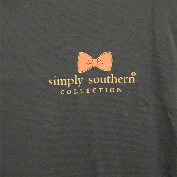 Simply southern navy long sleeve shirt - Picture 4 of 6